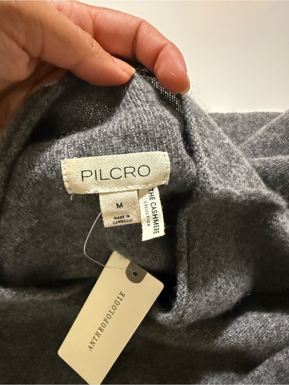 Anthropologie Pilcro Alani Cashmere Mock-Neck Sweater - Picture 3 of 6